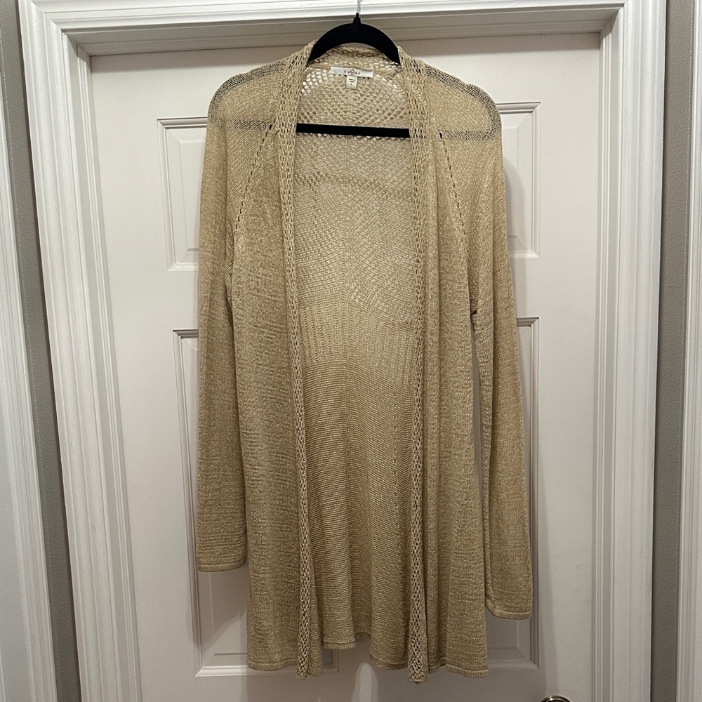 Fever Light Tan Knit Cardigan
